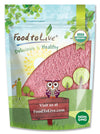 Food to Live Organic Pomegranate Powder, 8 Ounces - Non-GMO, Unsulfured, Raw, Dried Fruit, Vegan, Bulk, Great for Juices, Smooth