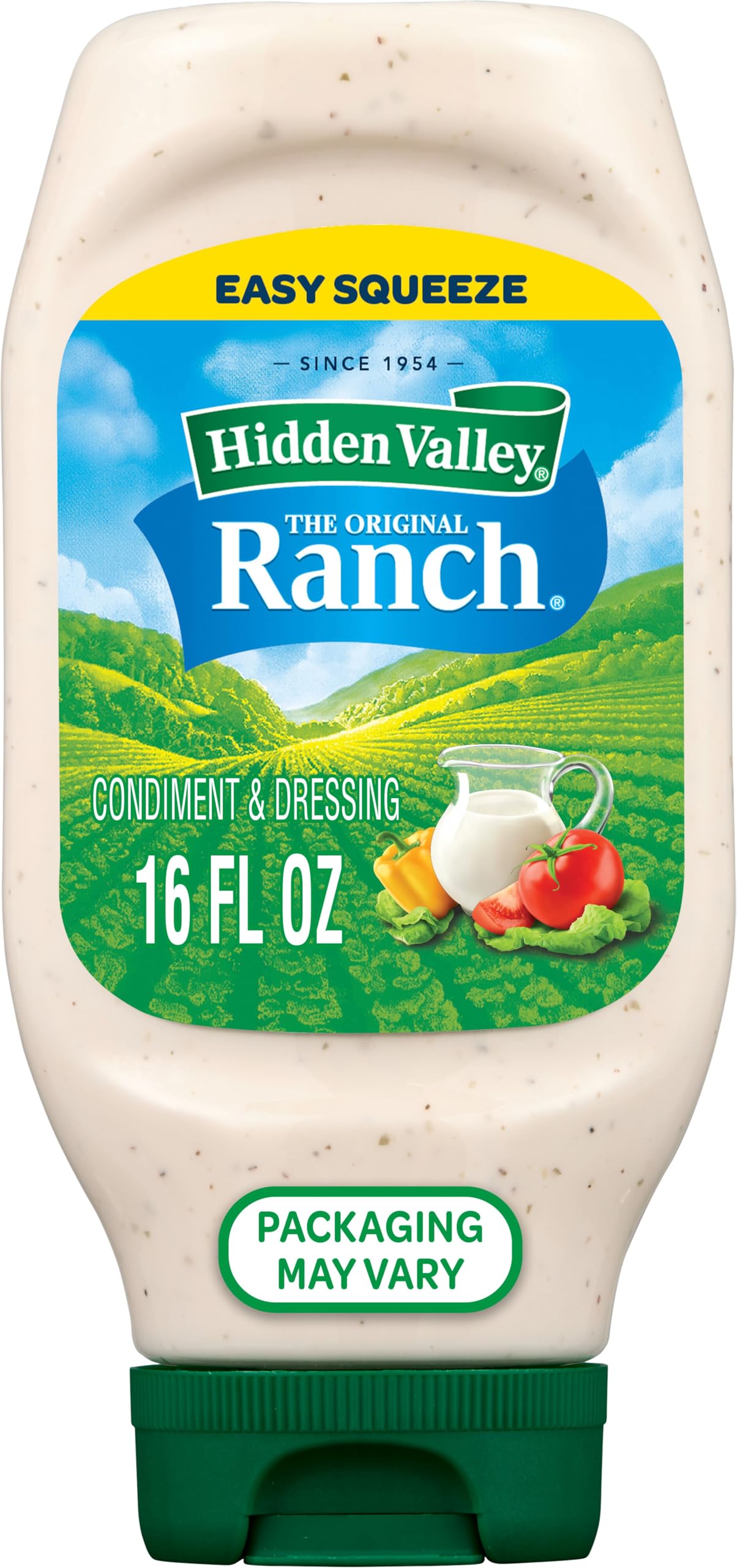 Hidden Valley Original Ranch Salad Dressing & Topping, Gluten Free - 16 Ounce Bottle (Package May Vary)