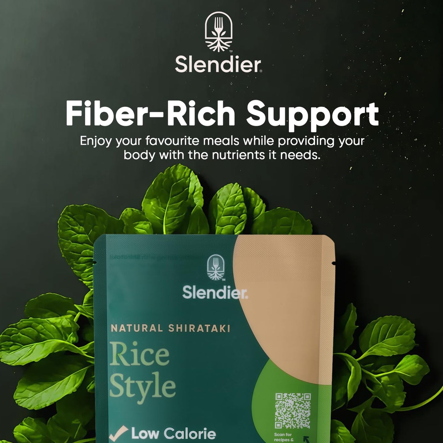 Slendier - Shirataki Rice Pack Of 6 | Low Calorie Rice | Low Carb Shirataki Noodles | Gluten-Free Konjac Noodles | Healthy & Con