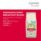 Newman'S Own Organics Breakfast Blend, Ground Coffee, Fair Trade Certified, Medium Roast, Bagged 10Oz