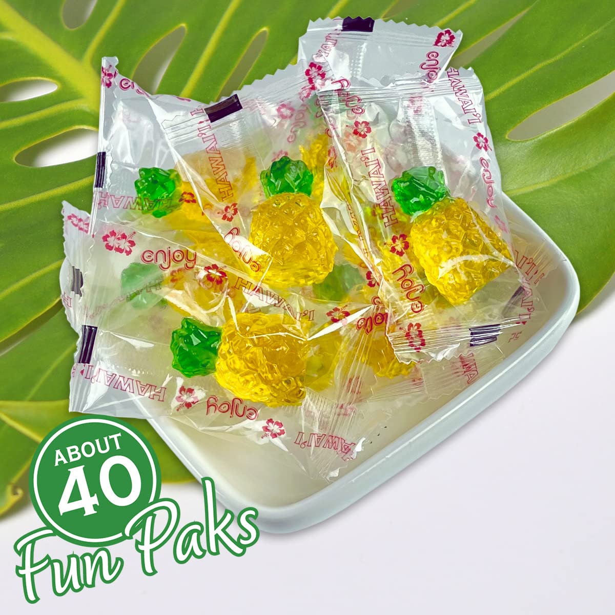 Enjoy 3D Pineapple Gummy Fun Pack 11.3Oz (Pack Of 3)
