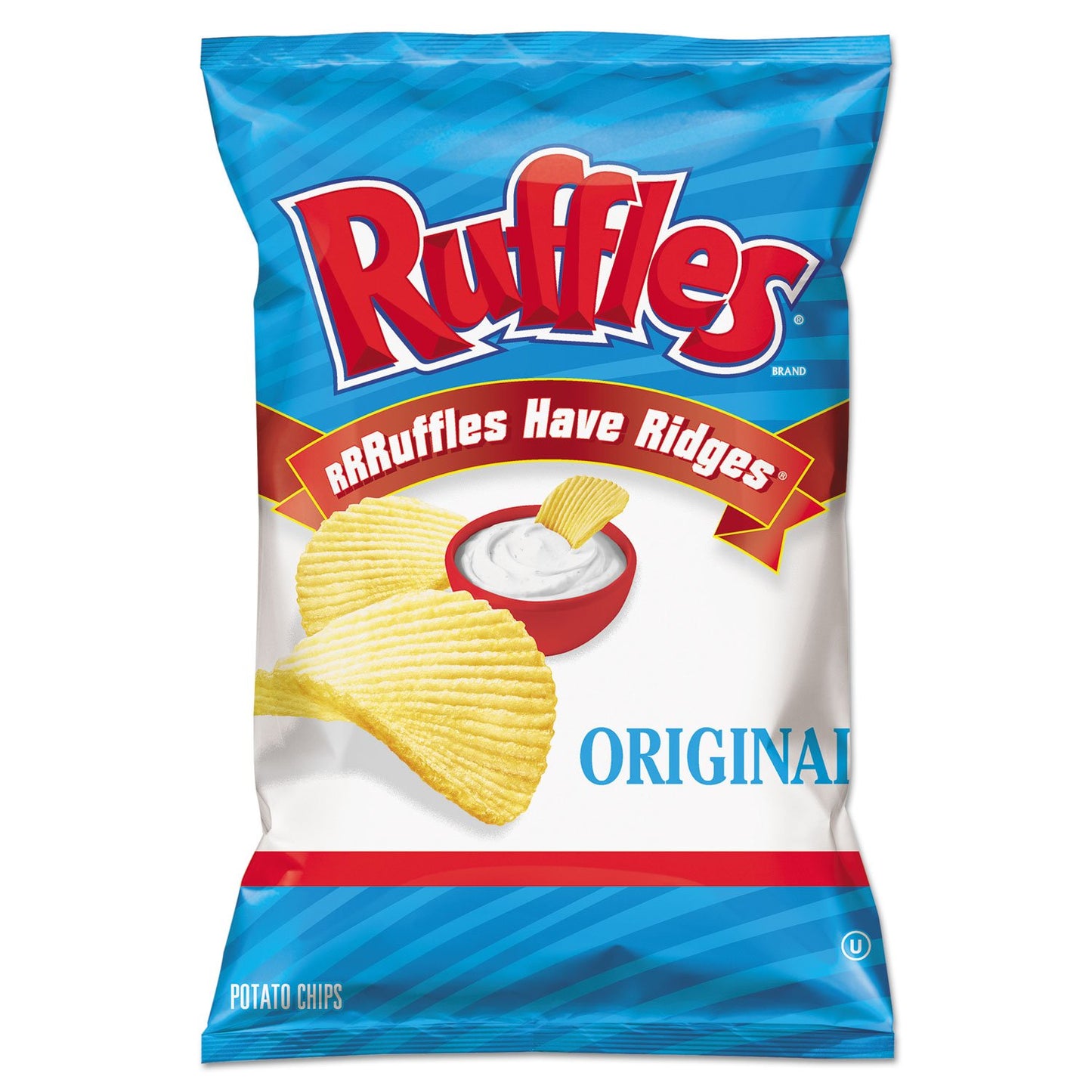 Ruffles Original Potato Chips, 1.5 Ounce (Pack Of 64)