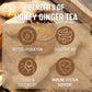UNHAS ASIAN SNACK BOX Korean Honey Ginger Tea – Premium Sliced Ginger with Real Honey, 35.2 OZ, Sweet Spicy Hot or Cold Tea