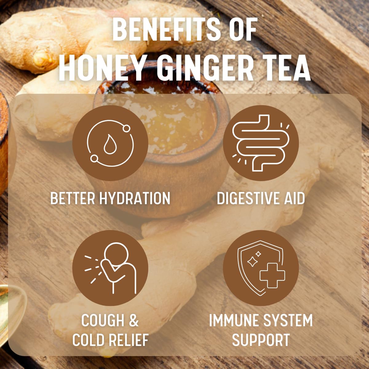 UNHAS ASIAN SNACK BOX Korean Honey Ginger Tea – Premium Sliced Ginger with Real Honey, 35.2 OZ, Sweet Spicy Hot or Cold Tea