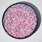 NIPEOR Nonpareils Sprinkles Edible Pearl Sprinkles 130g 2mm Pink Purple for Cake Decorating, Baking, Ice Cream, Cookies, Cupcakes