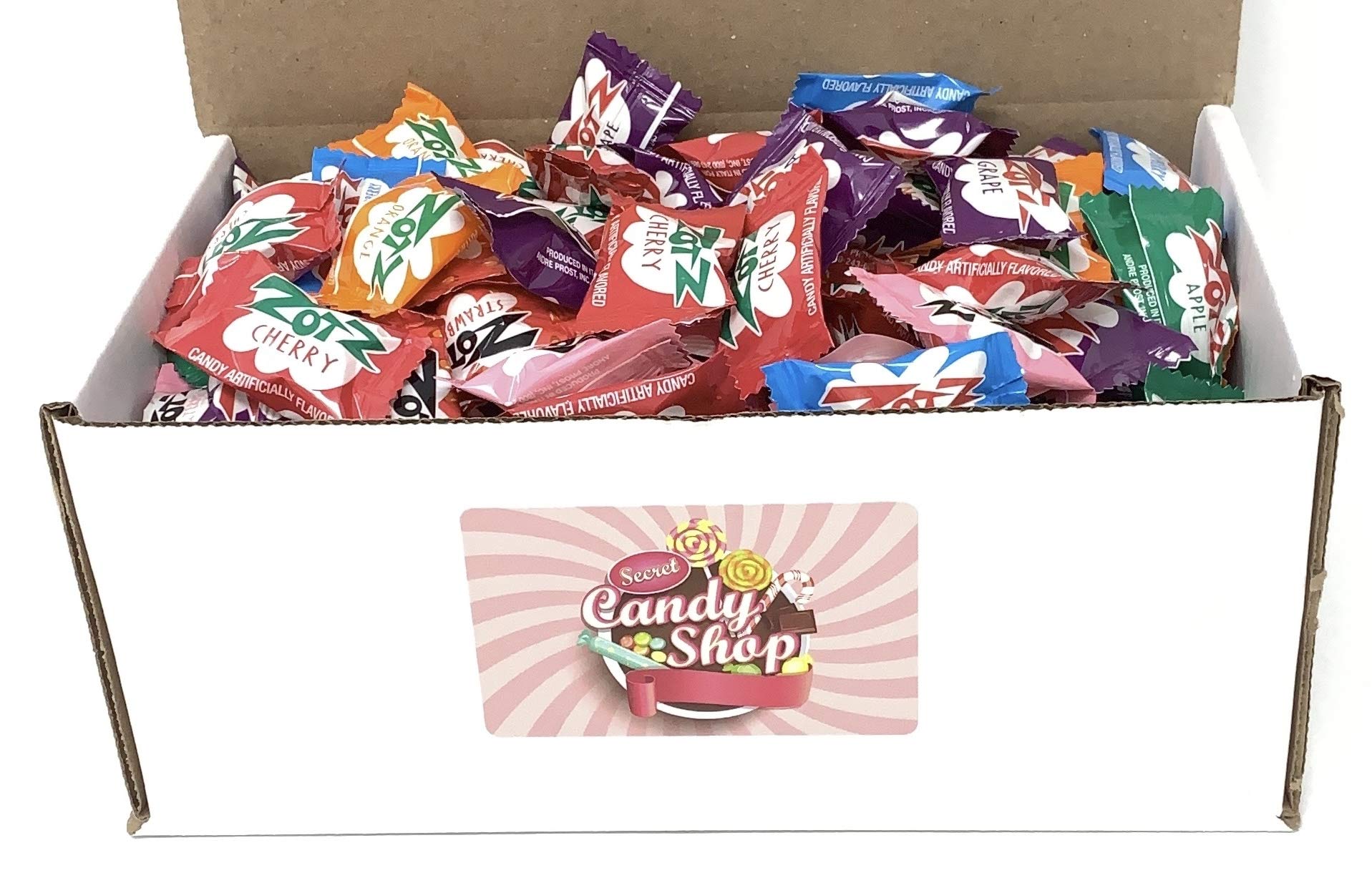 Secret Candy Shop Zotz Fizzy Candy In Box, 2Lb (Individually Wrapped) (Assorted)