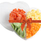 Heart Shaped Dried Fruit Tray - Sweet Dried Fruit Assortment - Large Dried Fruit Gift Basket - Romantic Arrangement Platter - He