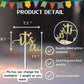 Alissar Glitter Double Sided Gold Gender Reveal Cake Topper, It'S A Cake Topper For Boy Or Girl Baby Reveal Party Decorations(Do
