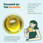 Aprikalife - Focus And Concentration Herbal Tea 100% Natural Herbal Tea Created By Herbalists - Yerba-Mate, Lemon Balm, Ginko Bi
