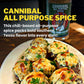 Grill Your As* Off Cannibal Bbq Seasoning – 10Oz Chili-Based Southern Texas Bbq Rub For Steak, Beef & Burgers – Msg & Gluten Free – Usa Made & Veteran Owned