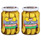 Best Maid Products 24 oz Glass Jars - Dill, Kosher Hamburger Slices & Habanero Chips - 2 Pack