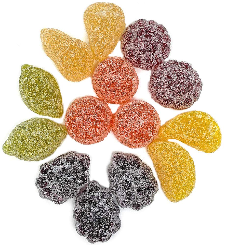 SweetGourmet English Fruit Pastilles | No Artificial Colors & Flavors | 3 Pounds