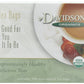 Davidsons Tea Darjeeling 100-Count Tea Bags, Model 226, Pack of 1