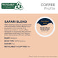 KAHAWA 1893 Medium Roast Coffee K-Cup Pods - Safari Blend, 20 Count, Naturally Sweet, Organic, Ethically Sourced