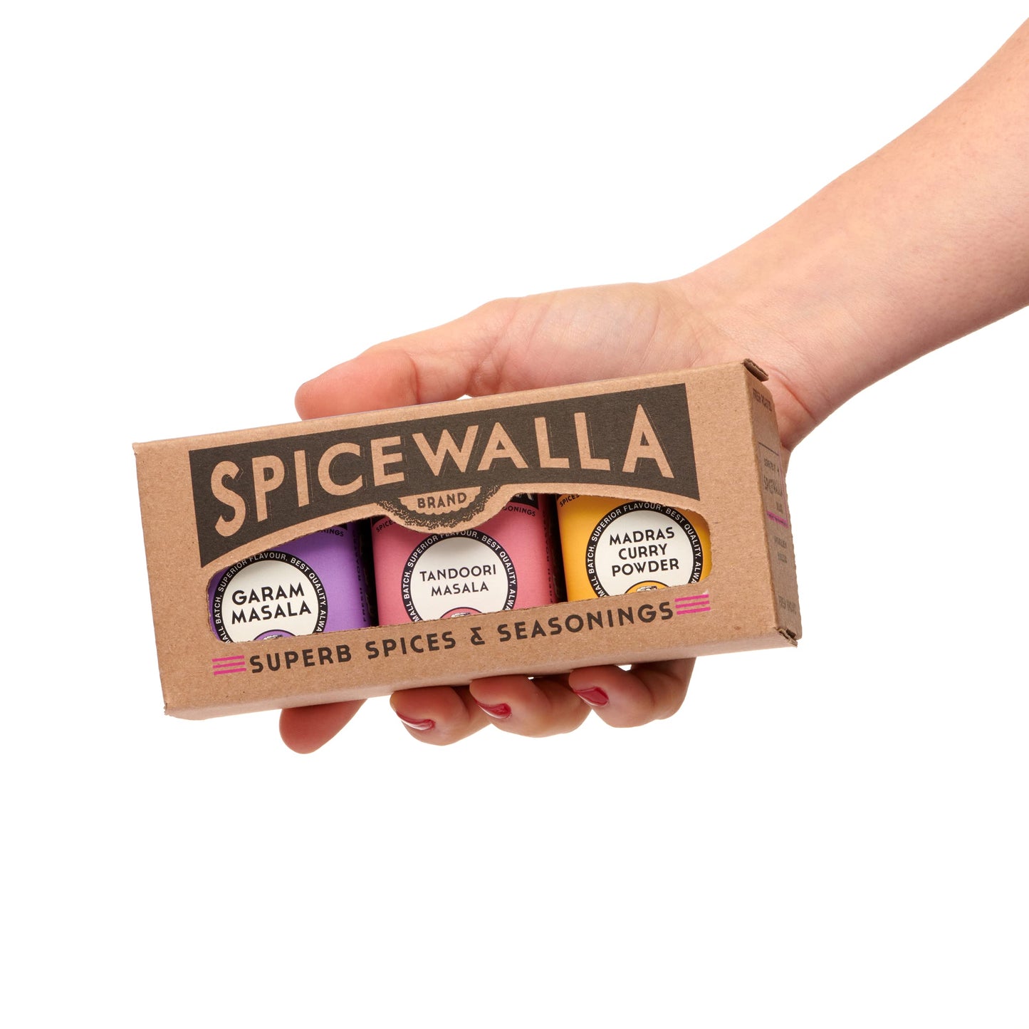 Spicewalla Masala Indian Spice 3 Pack | Garam Masala, Madras Curry Powder, Tandoori Masala | Non-GMO, No MSG, Gift Set