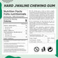 Jawliner Hard Jwaline Chewing Gum - Sugar Free Spearmint Tough Jaw Gum - Jaw Exerciser Strong Mewing Jawline Mistic Gum - 2x Harder than Regular Chewing Gum 330 Grams (120 Strips)
