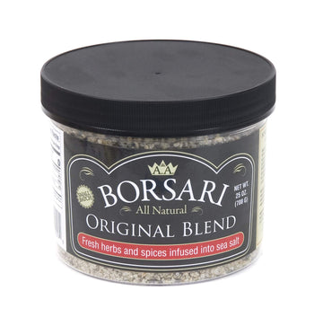 BORSARI Gourmet Seasoned Salt Blend - All Natural Cooking Seasoning - 25oz