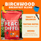 Peace Coffee Birchwood Breakfast Blend | 5 Lb Ground Medium Roast | Organic Fair Trade | Smooth, Mild Flavor | Shade Grown, Fres