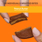 AWAKE Caffeinated Chocolate Bites - Peanut Butter Milk Chocolate, 50 Count, Gluten Free, Non GMO, Wrapped Energy Bites, Orange
