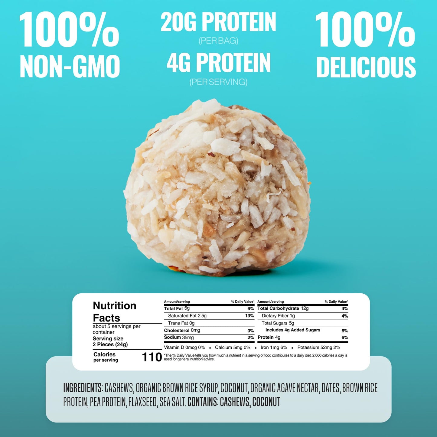 The GFB Gluten Free (3-Pack) 4 oz (Coconut & Cashew)