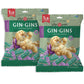 GIN GINS Original Ginger Chews - Natural Fresh Ginger Candy by The Ginger People - Individually Wrapped Healthy Candy - Original Flavor - Large 1 lb Bag (16oz) - Pack of 2
