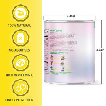 Banana Powder, 8.82Oz Freeze Dried Banana Powder, Freeze Dried Fruit, No Added Or Sugar, Suitable For Baking, Oatmeal, Cereal, Y