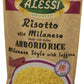Alessi Arborio Rice with Saffron, 8 Ounce (Pack of 1), Milanese Style