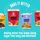 Lakanto Sugar Free Keto Cake Mix - Sweetened with Monk Fruit, Gluten Free, 1 Net Carb, Keto Diet Friendly, Delicious - Vanilla