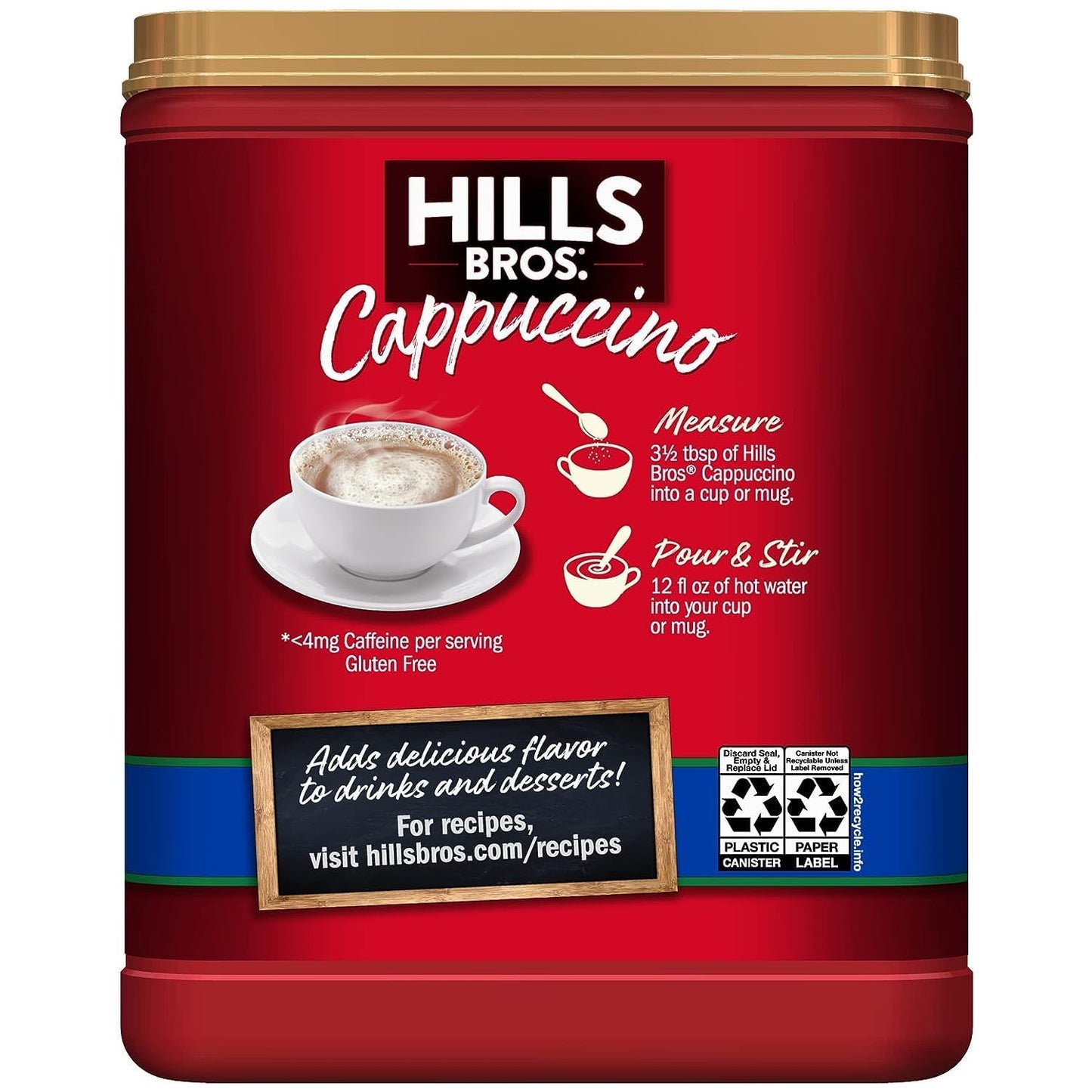 Hills Bros. Flavor Coffee (Decaf French Vanilla, 16 Ounce (Pack Of 2))