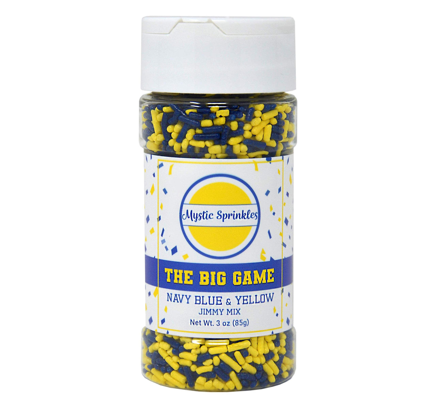 Mystic Sprinkles The Big Game Jimmy Mix 3Oz Bottle (Navy Blue & Yellow)