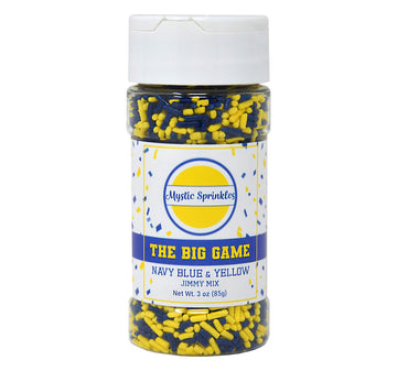 Mystic Sprinkles The Big Game Jimmy Mix 3Oz Bottle (Navy Blue & Yellow)