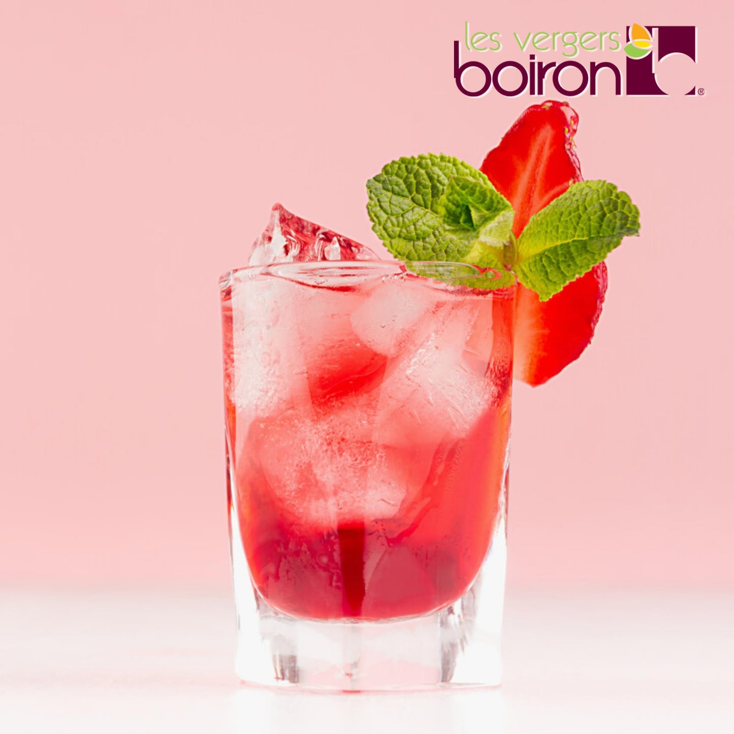 Les Vergers Boiron Strawberry Puree, 100% Fruit, All Natural, No Added Sugar, Non-Gmo, No Preservatives, No Added Flavors, Vegan