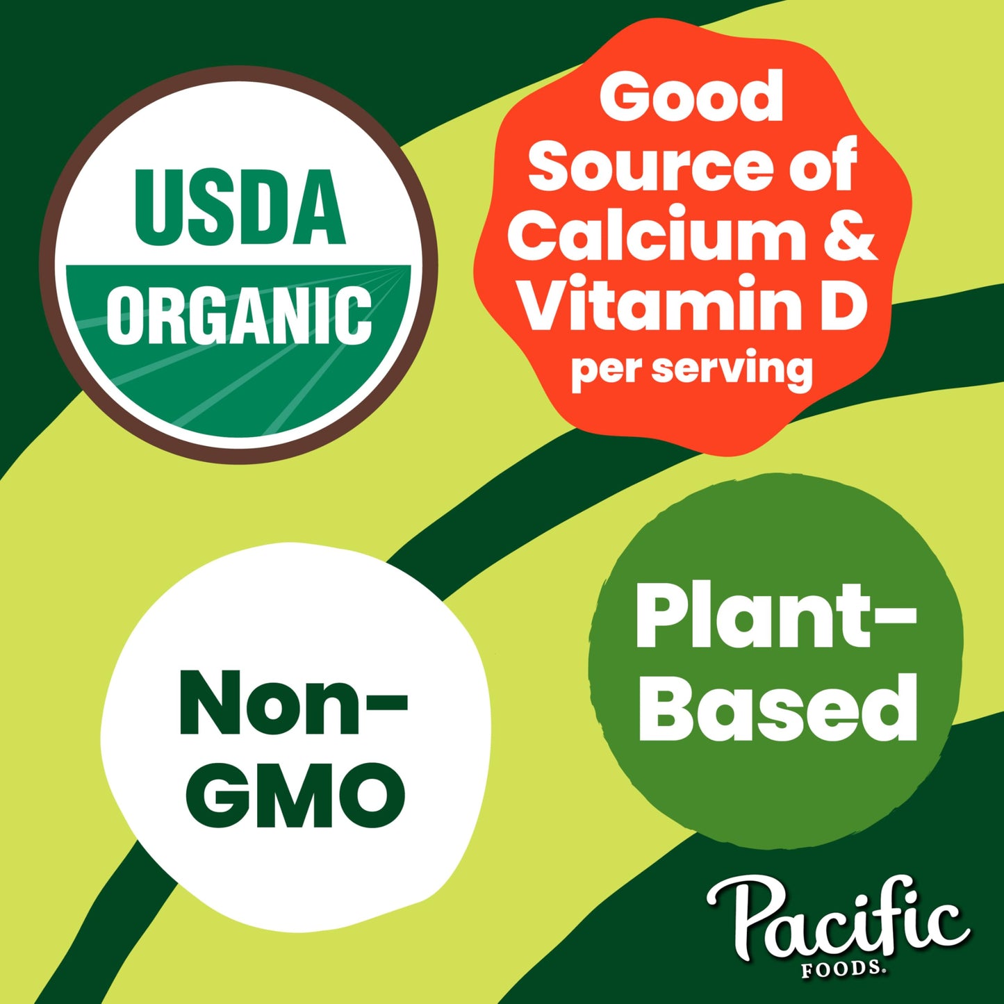 Pacific Foods Original Organic Oat Milk, Plant Based Milk, 32 oz Carton (Pack of 6)