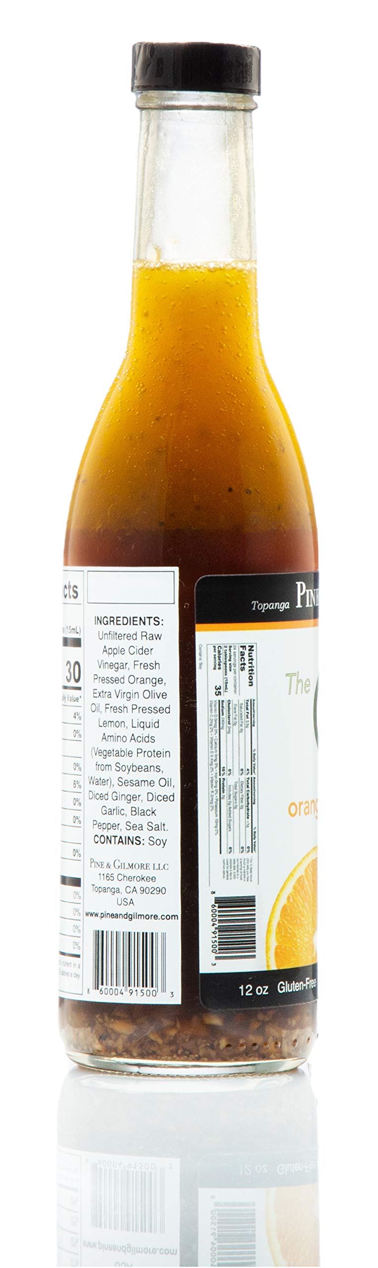 Pine & Gilmore Savory Orange Ginger Sesame Vinaigrette & Marinade, 12oz