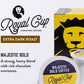 ROYAL CUP SIGNATURE Coffee - Majestic Bold Extra Dark Roast compact pieces - 24 Count