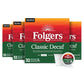 Folgers Classic Decaf Coffee  Keurig K-Cup Pods  128 Count