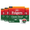 Folgers Classic Decaf Coffee  Keurig K-Cup Pods  128 Count