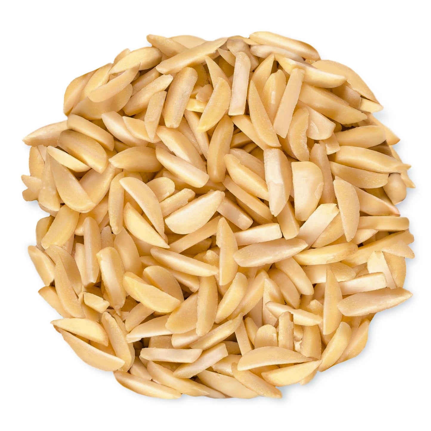 Food to Live Dry Roasted Blanched Slivered Almonds with Himalayan Salt, 8 Ounces - Oven Toasted, Lightly Salted, No Oil Added, P