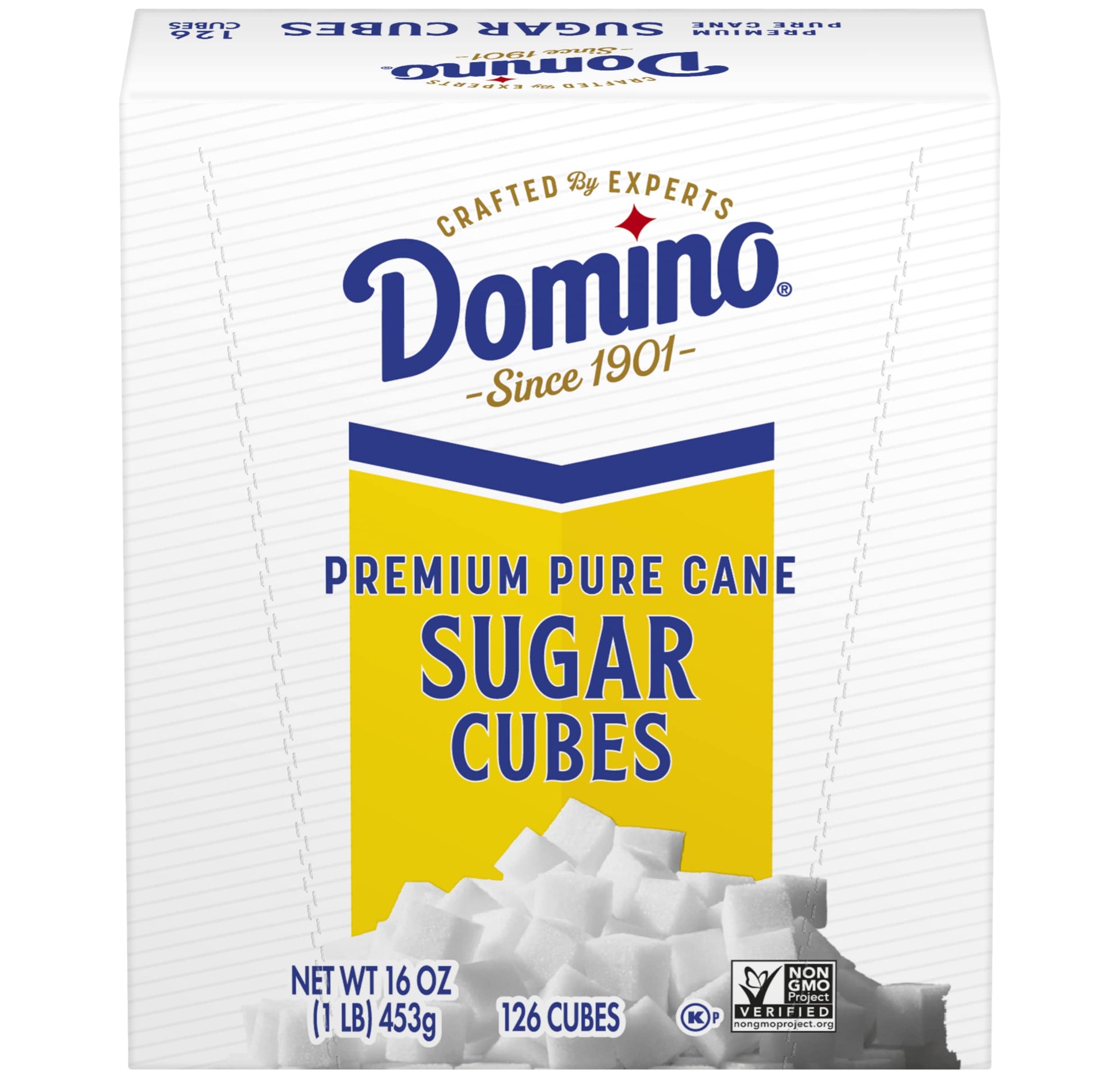 Domino Pure Cane Sugar Cubes, 16 Ounce Box, Model 82067
