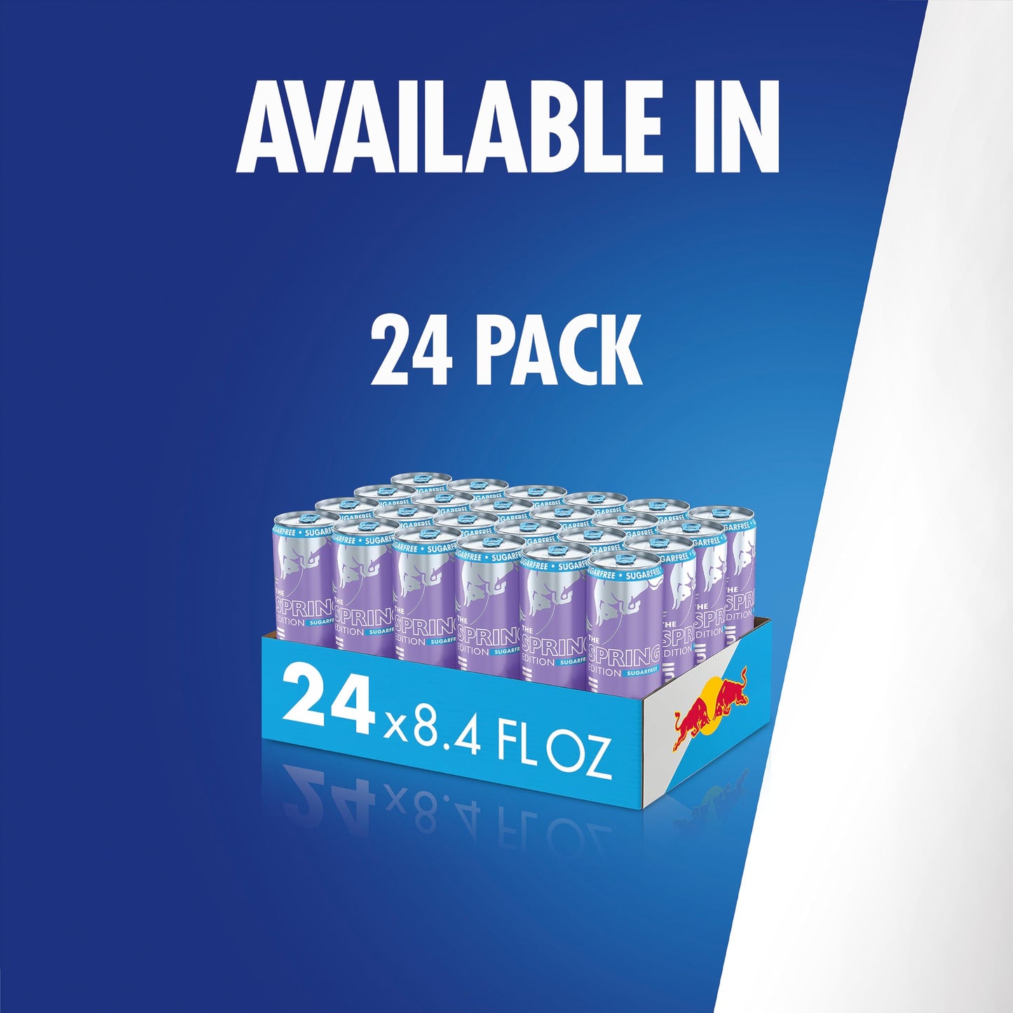 Red Bull Spring Edition Sugarfree Energy Drink  Gfruit  8.4 fl. oz.  Case of 24 cans  with 80mg Caffeine  Taurine & B Vitamins