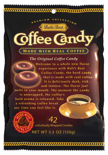 Bali'S Best Coffee Candy, 5.3 Ounce (Pack Of 12)