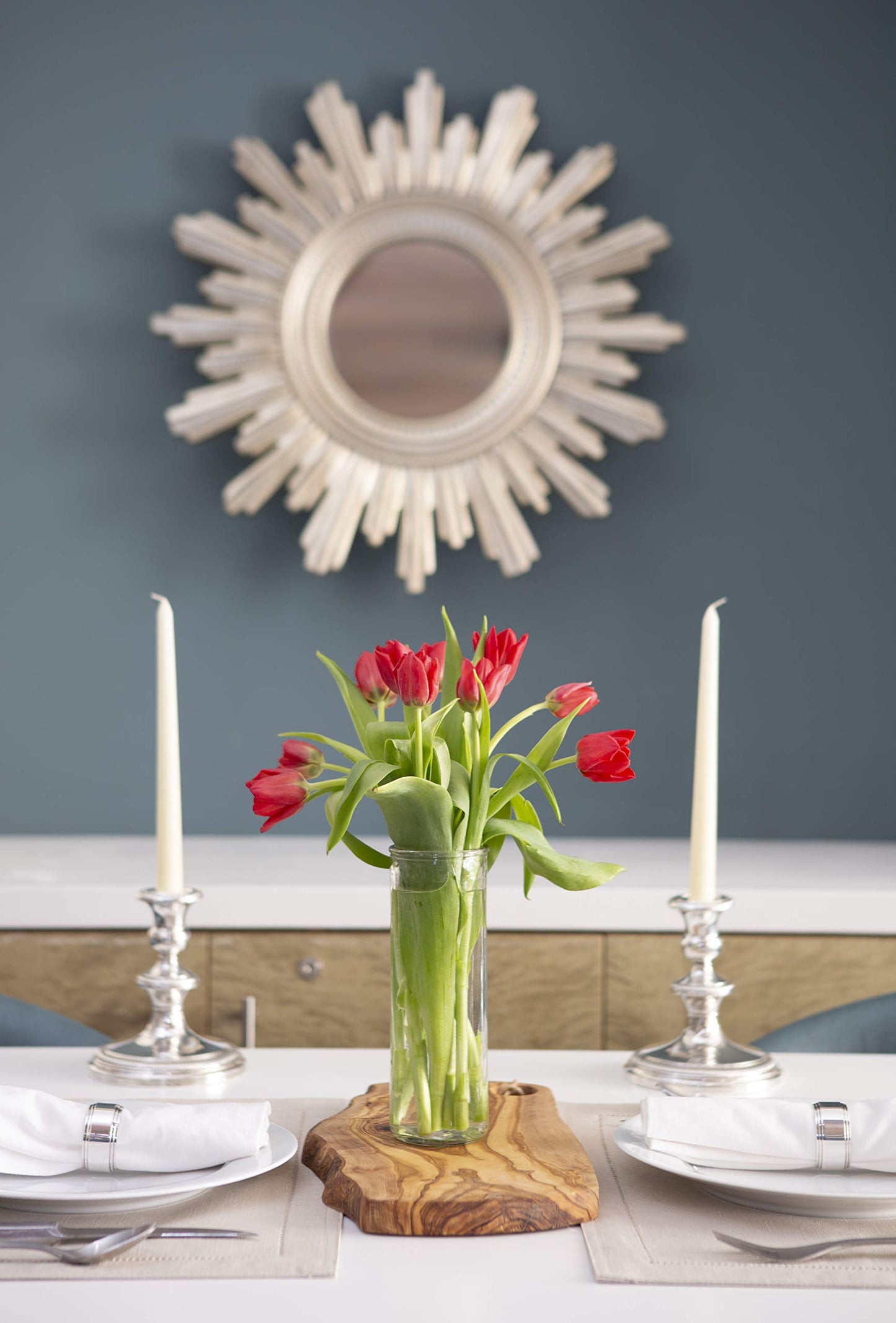 Kabloom Flowers - Bouquet Of Fresh Red Tulips (Farm-Fresh, Cut-To-Order And Homegrown In The Usa) - Gift For Birthday, Sympathy, Anniversary, Get Well, Thank You, Valentine, Mother’S Day Fresh Flowers