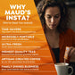 Mauds Pumpkin Spice Latte Instant Coffee  16 ct  100% Arabica Coffee  Instant Hot or Iced Latte - Just add water