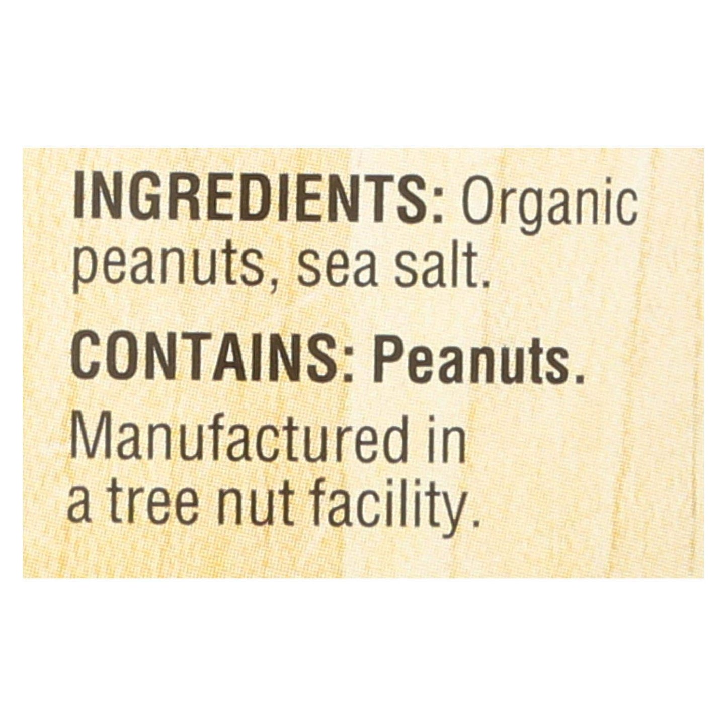 Woodstock Organic Easy Spread Peanut Butter - Smooth - Case Of 12 - 18 Oz.