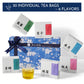Rinatea Tea Gift Set - West Mt. Tea S-Tea Bag Sampler Variety Pack - Includes 6 Rich Flavors, 30 Tea Bags - Natural Loose Leaf Tea Sampler Gift Box For Tea Lovers