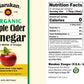 Marukan Organic Apple Cider Vinegar, 24 Ounce Pet Bottle (Pack Of 2)