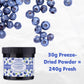 Nat Flav Freeze-Dried Blueberry Powder | 7Oz | 100% Natural Fruit | No Sugar & Additives | Non-Gmo & Vegan Friendly | Flavoring
