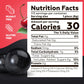 Global Gumball Gumballs - 1 Inch Black Fruit Flavored Bubble Gum - Bulk 2 Lb for Gumball Machines