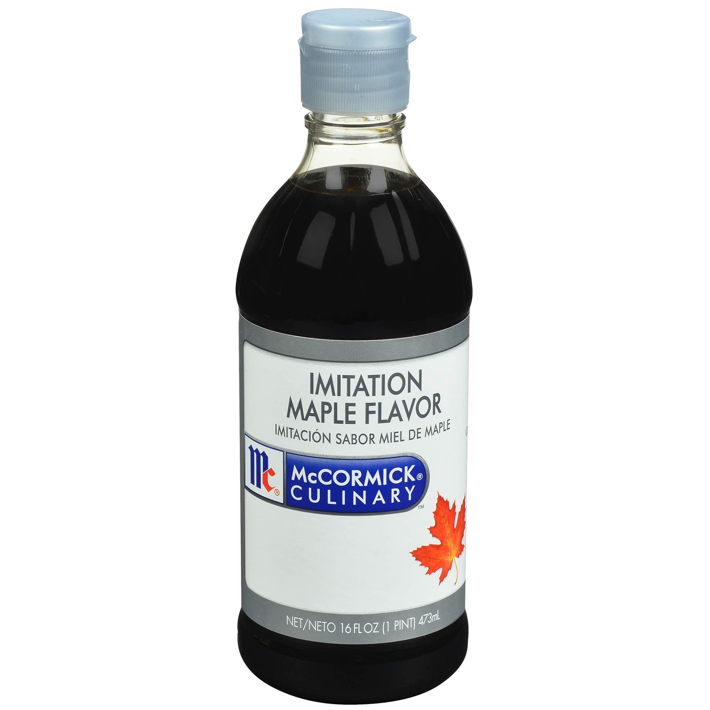 McCormick Culinary Imitation Maple Flavoring Extract, 16 Fl Oz Bottle for Baking, Pancakes, Coffee, Cakes, Icings