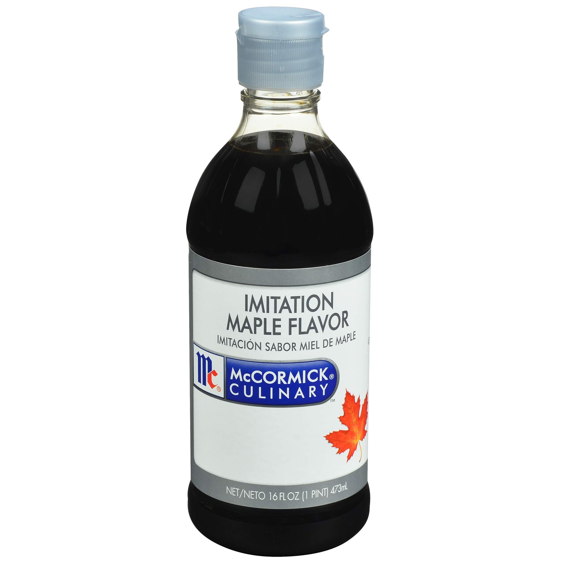McCormick Culinary Imitation Maple Flavoring Extract, 16 Fl Oz Bottle for Baking, Pancakes, Coffee, Cakes, Icings